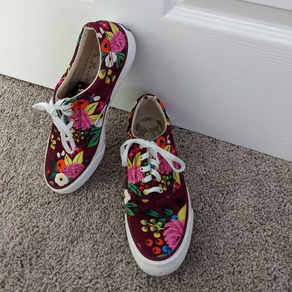 Floral Keds Sneaker 7.5